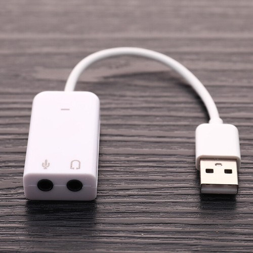 USB Sound Card Virtual 7.1 3D External USB Audio Adapter USB To Jack 3.*YA - Afbeelding 9 van 12