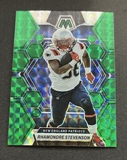 RHAMONDRE STEVENSON 2023 Panini Mosaic Green Prizm #161 New England Patriots