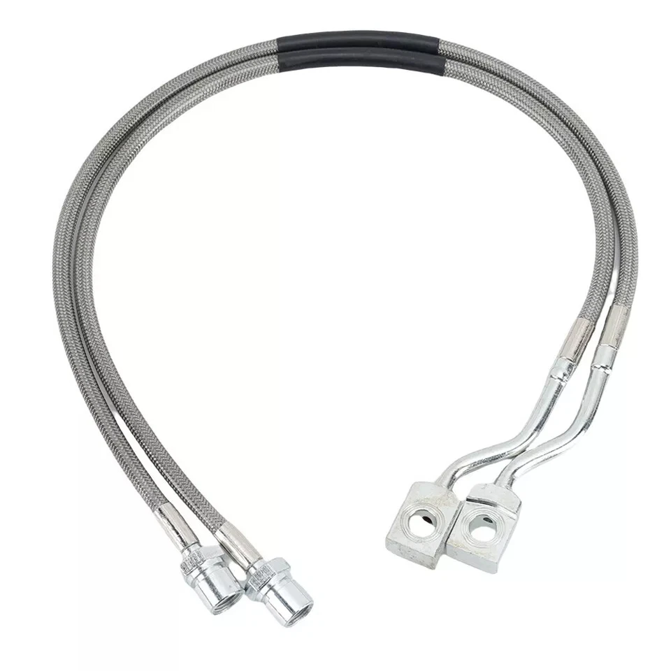 Líneas de freno delanteras de acero inoxidable para Silverado Sierra 2007-2019 2500 3500HD 2011-19⭐ Foto 2 de 4
