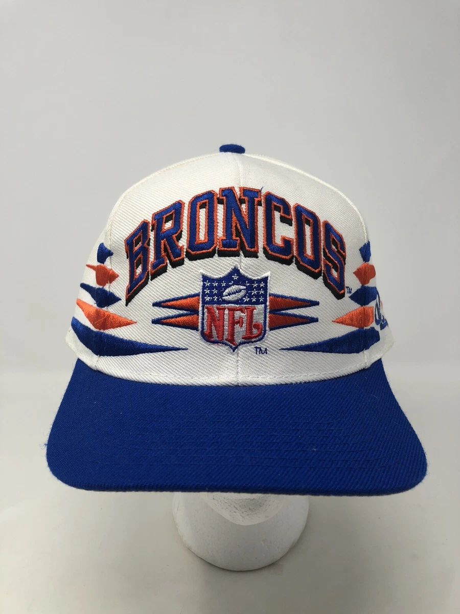 Vintage Denver Broncos Logo Athletic Diamond Snapback Hat NFL Pro Line Adult