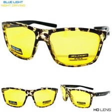 Wrap Around High Definition Blue Light Night Driving HD Yellow Lens SUN GLASSES