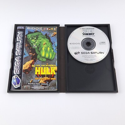 Jeu SEGA SATURN The Incredible Hulk - Complet Avec Notice, Bon état