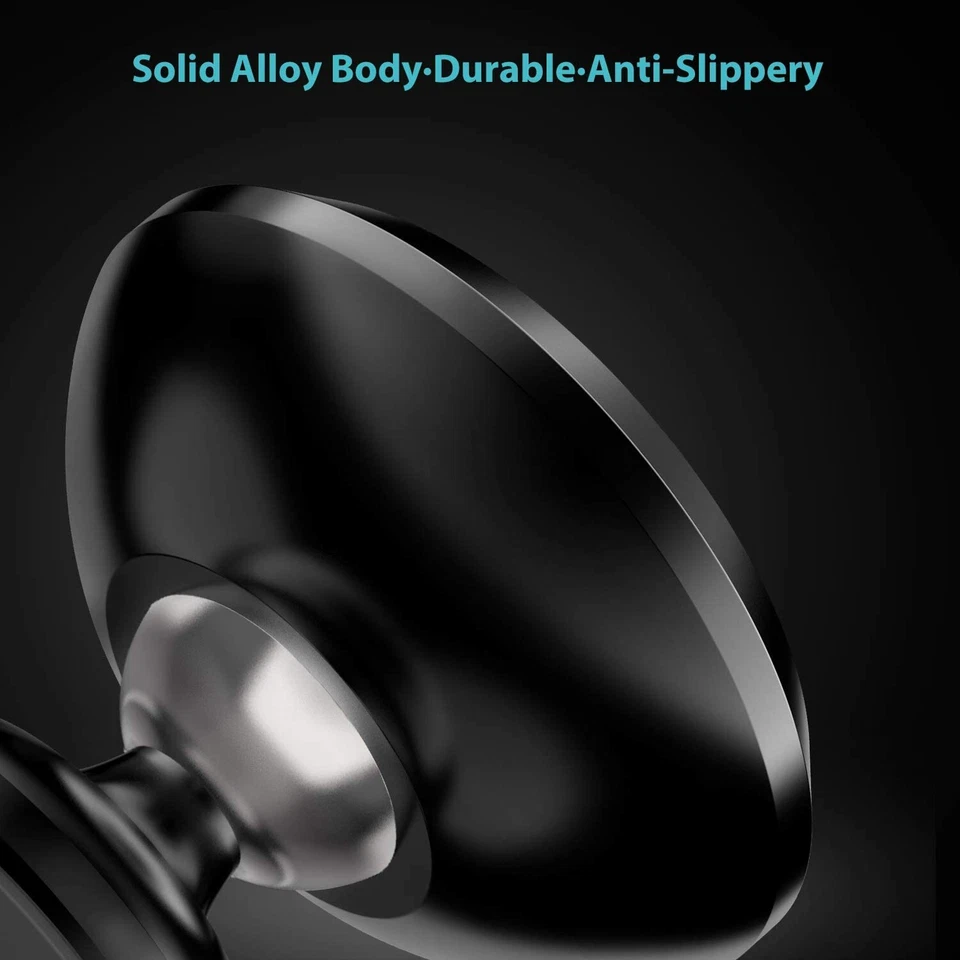 In Car Magnetic Phone Holder Mount Dashboard Dash Mobile Rotate 360 Swivel Stick - Image 4 of 4