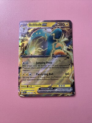 Pokémon TCG Bellibolt ex Scarlet & Violet - Paldea Evolved 079/193 Holo...