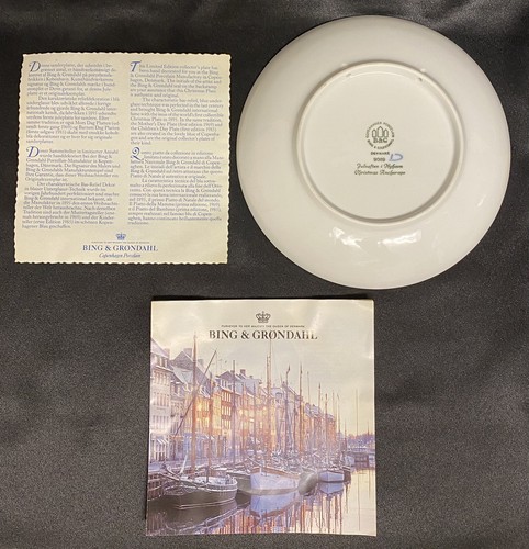 1989 Bing & Grondahl CHRISTMAS EVE Collector Plate - Picture 2 of 3