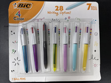 Bic 4 Color x 7 Ball Pens Set Latest Style