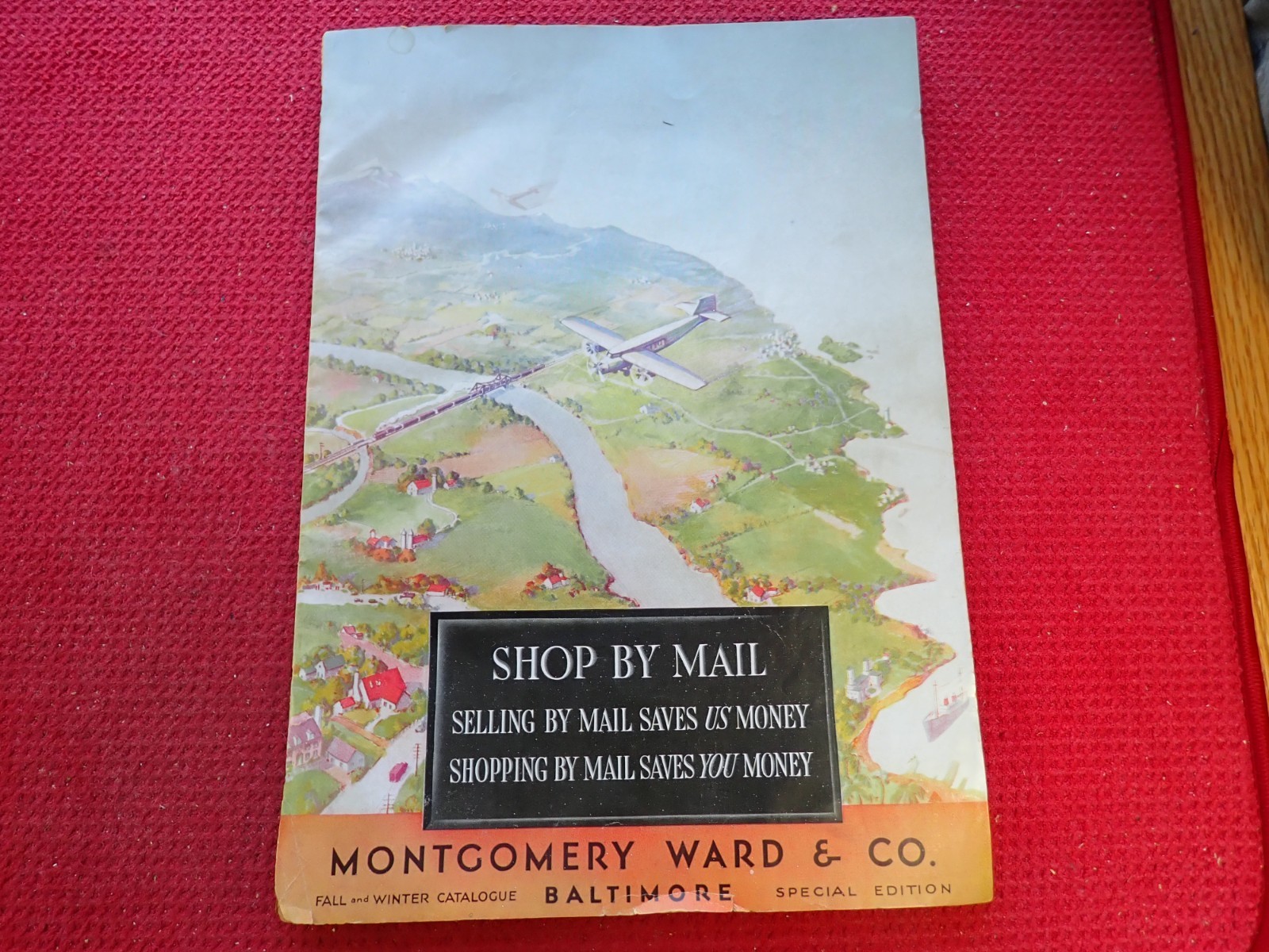 Vintage 1932 Montgomery Ward Fall Winter Special Edition Catalog