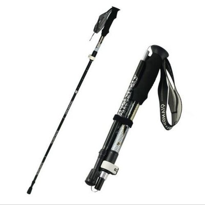 Alu Faltbar Walking Stöcke Teleskop Wanderstöcke Trekking Antischock 35-135cm DE