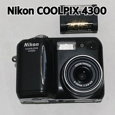 Nikon COOLPIX 4300 Digital Camera Tested 4MP Compact Black Excellent Condition