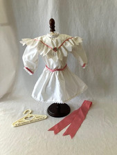 American Girl Pleasant Company Samantha 1989 Tea Party Dress Pink Hair Ribbon
