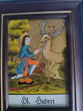 Stunning Saint Hubert Austrian Handpainted