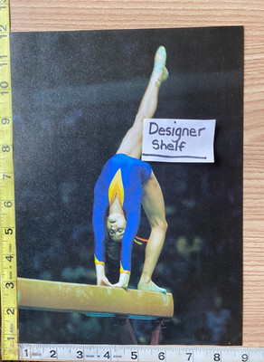 Nadia Comaneci Gymnastics Balance Beam Montreal Olympics Scene Book Photograph