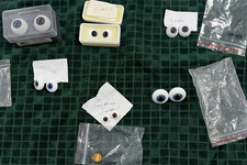 Lot Of 6 Sets Eyes For Dolls  Crafts Glastic  Others Variety Of Sizes  Colors