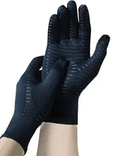 Copper Fit Guardwell Gloves Full Finger Hand Protection, Small/Medium