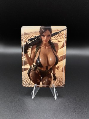 Quiet Metal Gear Waifu Card TCG Full Art Waifu Legends Custom