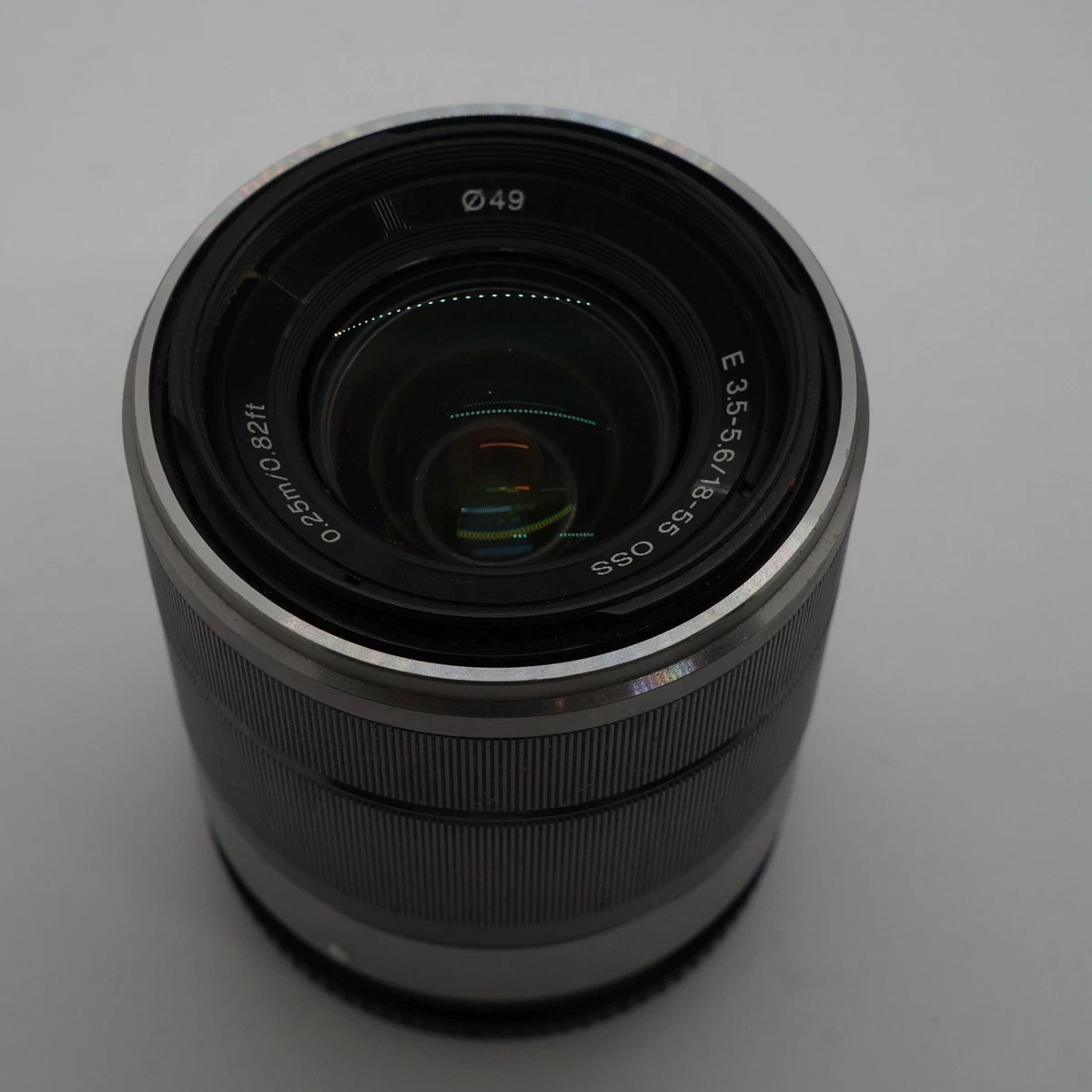 Lente zoom Sony 18-55 mm f/3,5-5,6 AF MF (con entrada de polvo) montura E SEL SEL1855