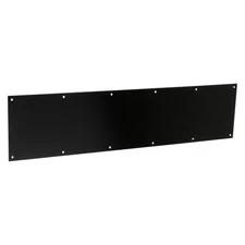 National Hardware 8X34 Kickplate Matte Black Durable Door Protection And Style