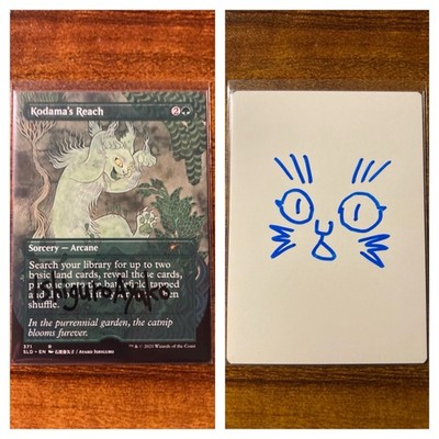 MTG✨Signed KODAMA'S REACH Artist Proof w/Art✨SLD-Purrfection