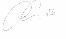 Armand Assante Signed Index Card Beckett Authenticated