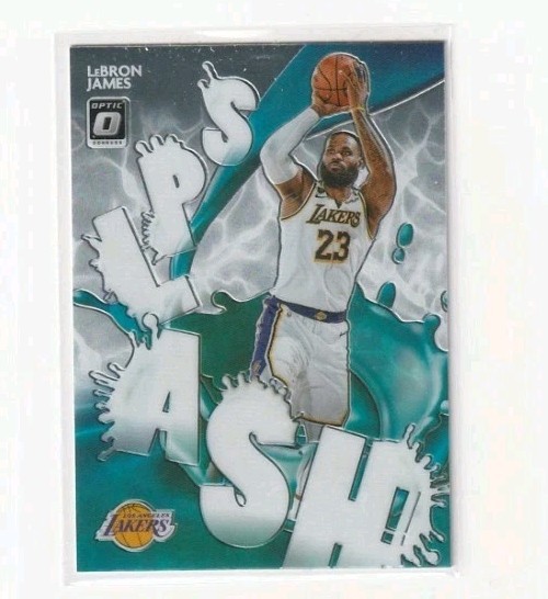 LeBron James 2020-21 Donruss Optic #13 Splash! Los Angeles Lakers