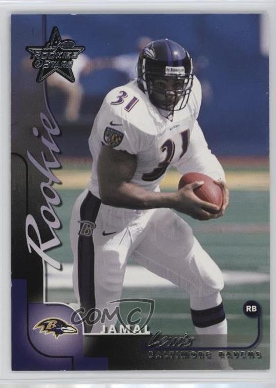 2000 Leaf Rookies & Stars Rookie 862/1000 Jamal Lewis #103 RC 12w4