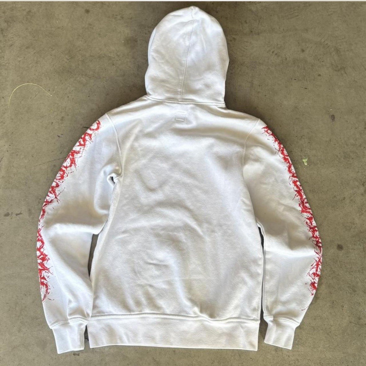 White Adidas x Upper Playground Hoodie View 2