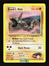 Pokemon Brock's Onix 69/132 NM Unlimited Gym Heroes