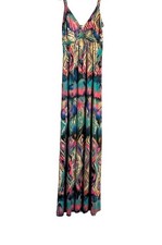 Women's Multicolor Tribal Print Maxi