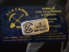 1 Ounce Troy Hand Poured .999 Silver Bar Prospector's Gold & Gems