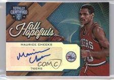 2015-16 Panini Totally Certified Mirror 21/25 Maurice Cheeks #HH-MC Auto HOF 0ps