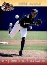 2017 Quad Cities River Bandits Grandstand 2 Jorge Alcala Dominican Republic Card