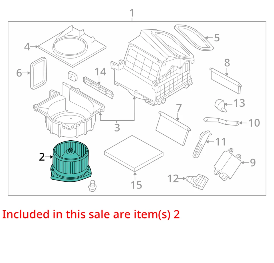 Nissan 350Z 2006 calefacción aire acondicionado motor fabricante de equipos originales 126 k millas - LKQ431855611 Foto 4 de 4