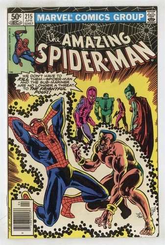 Amazing Spider-Man #215 NM+ 9.6 white pages  Sub-Mariner  Marvel  1981  No Resv