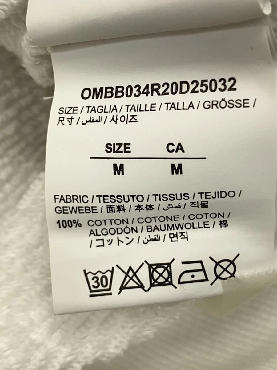 OFF WHITE Felpa con cappuccio OFFWHITE bianca M usata