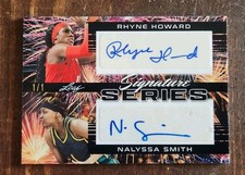 2023 Leaf Signature Series Nalyssa Smith /Veronica Burton Dual Auto #1/1 WNBA
