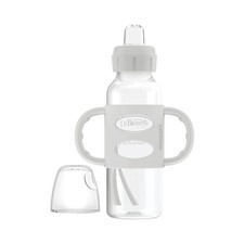 Dr Brown's Milestones Narrow Sippy Spout Bottle with Handles for Babies 6m 