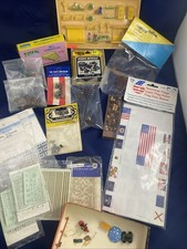 Vintage Giant Lot Of HO Scale Train Parts Accessories Mostly NOS