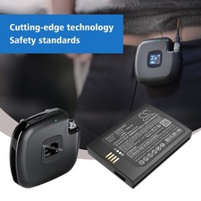 BATTERIE 500mAh 95A24863 SB910M For Shure ADX1M Bodypack Transmitter, DX1M G57