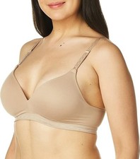 Warner's Blissful Benefits Ultrasoft Wire-Free Bra RM1691T 40B Toasted Almond N