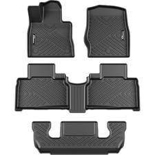 Floor Mats for 2020-2025 Explorer 6 Passenger TPE All Weather Custom Floor Liner