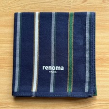 HANDKERCHIEF ART STRIPED PLAIN COTTON MEN'S POCKET SQUARE 18" B0815