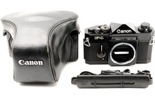 Canon F-1 Early Model 35mm SLR Film Camera Body MINT w/ Case From JAPAN 244a