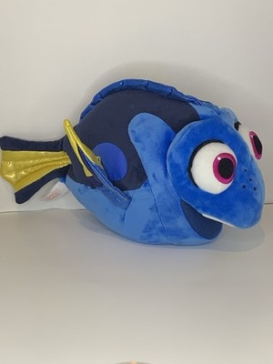 TY Sparkle Disney Finding Dory Blue Fish Beanie Plush 11'' Stuffed Animal Nemo