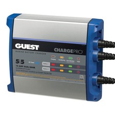 Guest 2711A Guest On-Board Battery Charger 10A / 12V, 2 Bank, 120V Input