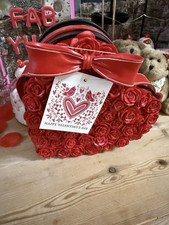 Valentines Day Heart Box Of Roses Mothers Day Weddings collectable ornament BNWT