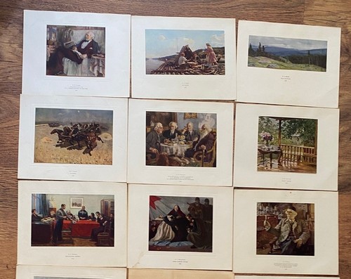 Album d’art soviétique rare – Galerie Tretiakov, 1955 – 47 planches couleurs - Picture 11 of 21