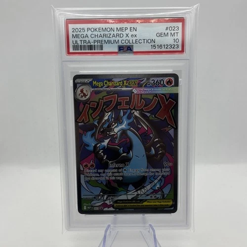 Mega Charizard X ex Pokemon MEP En Ultra-Premium Collection PSA 10 Gem Mint UPC