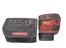 Hilti PMP 42 2-Point Plumb Point Red Laser Level TESTED WORKING + CASE!