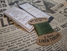 British WW2 housewife Needle Packs reproduction sewing kit