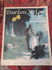 Vintage Antique Dear Love, My Love from June Love Valse Rudolf Friml Chappell